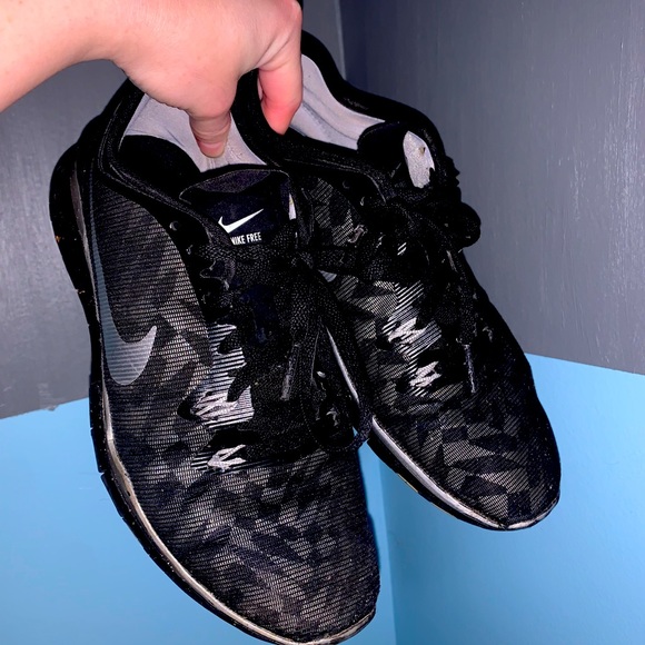 Nike Shoes - Black and silver Nike shoes